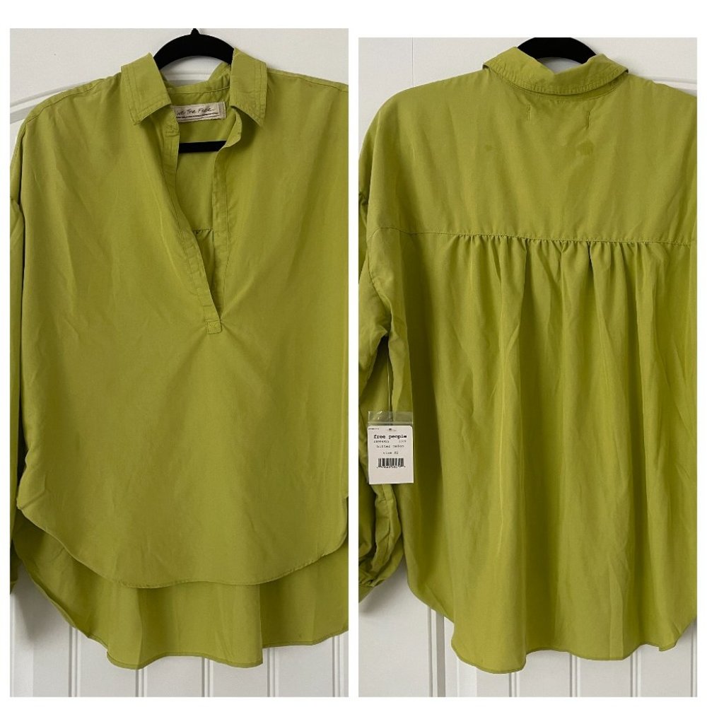 NWT  Free People Wide Blouse size XS - S